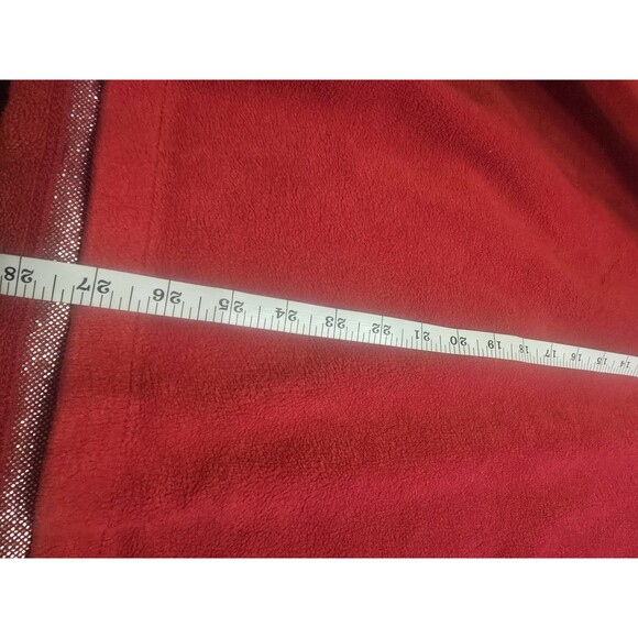 Columbia Omni Heat 1/4 Zip Red Pullover Thermal Fleece Jacket Mens Large - Picture 6 of 13